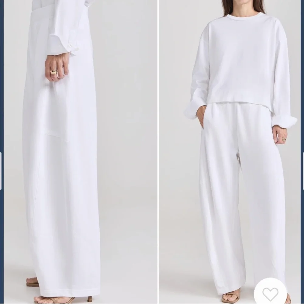 Tibi Summer Winslow SweatShirting Pants - Picture 3 of 17